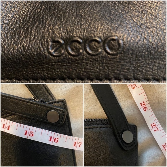 Ecco Black Leather Tote Bag - Picture 11 of 13